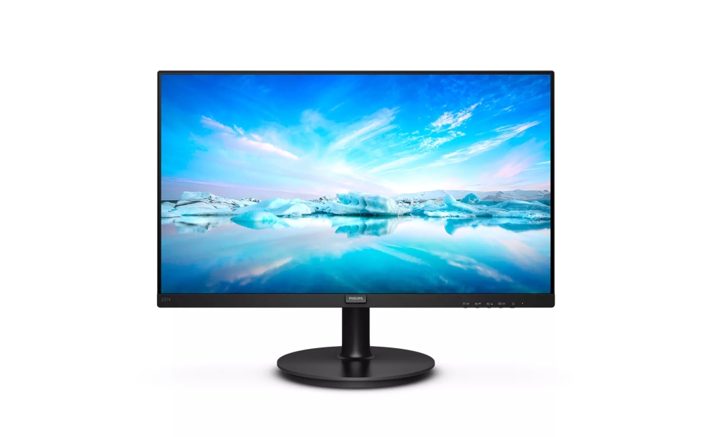 Philips 221V8A/00, 21.5" VA WLED, 1920x1080@75Hz, 4ms GtG, 250cd m/2, 3000:1, Mega Infinity DCR, Adaptive Sync, FlickerFree, Low Blue Mode, 2Wx2, Tilt, D-SUB, HDMI