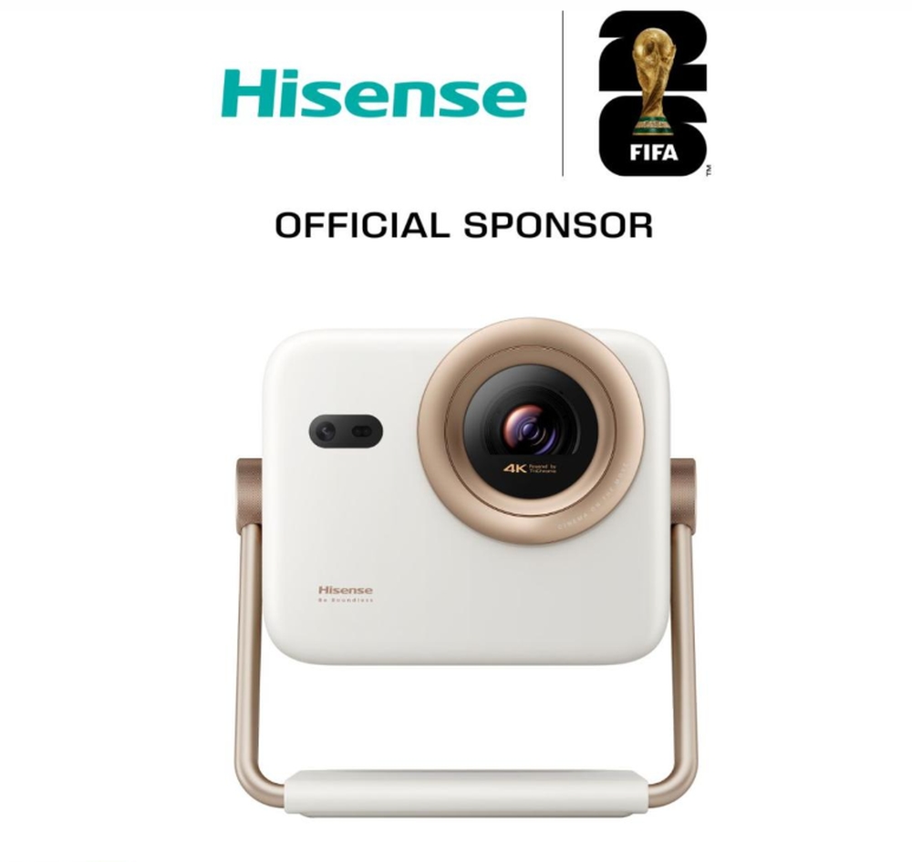 Hisense projector M2SE-PRO Home Cinema,Ultra HD (3840x2160),HDMI 1x, 1300Lumens, 1000:1, 2 x10W,VidaaU7, 65"-200", White