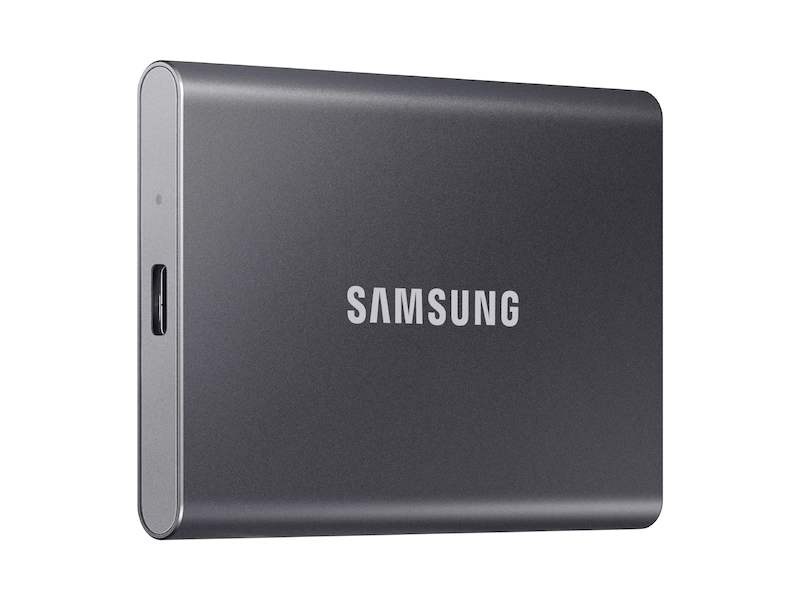 Samsung Portable SSD T7 1TB, USB 3.2, Read 1050 MB/s Write 1000 MB/s, Titan Gray