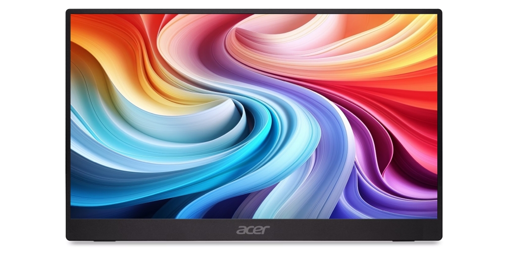 Acer PM161QB1bmiuux, 15.6'' IPS, FHD (1920x1080), Portable, AdaptiveSync, 60Hz, 4ms (GTG), 100M:1, 250 nits, 1x HDMI 1.4, 2x USB Type-C, Audio Out, 2x1W Speakers, BlueLightShield, Kickstand, VESA, Black