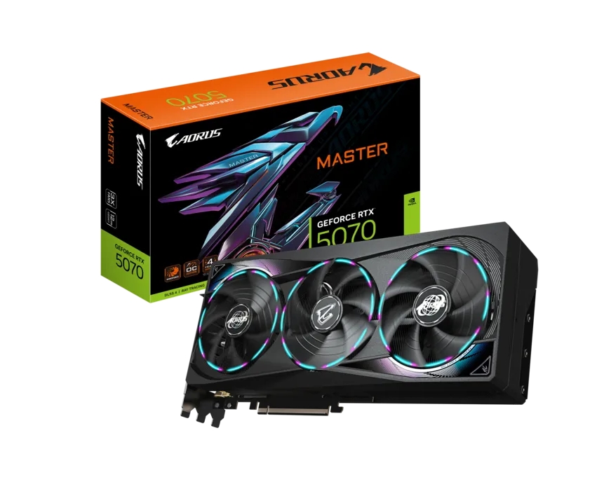 Gigabyte Aorus GeForce RTX 5070 12GB GDDR7 Master