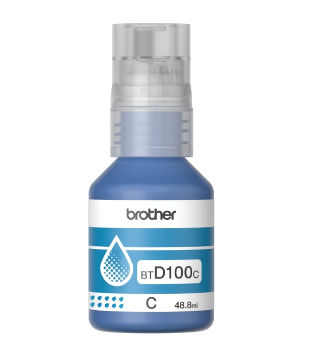 Brother BT-D100C Cyan Ink Bottle