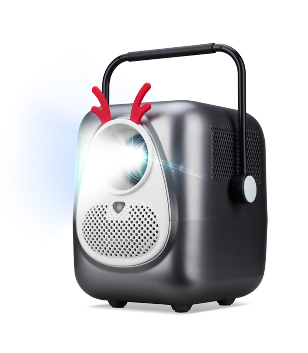 AOPEN Projector QF23s (Grey), LCD, LED Light Source, Full HD (1920x1080), 250 ANSI Lumens (6500 LED Lumens), 1000:1, Auto Focus, HDMI 2.0, HDMI 2.0 (HDCP) x 1, USB (Type A 2.0) x1 share output port, Speakers 2x3W,  (V 5.4, BT In/Out), 1.23 kg, Grey