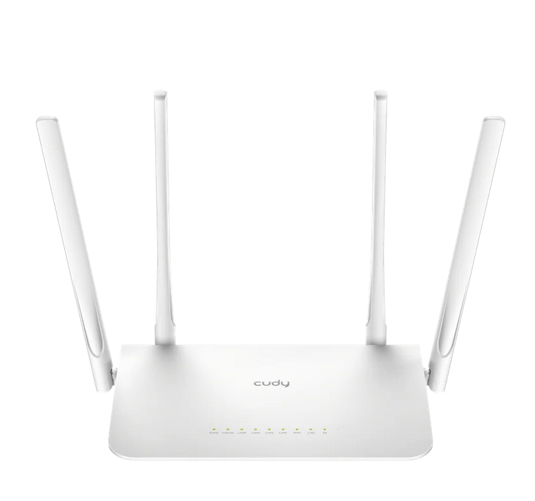 Cudy WR1300 AC1200 Gigabit Wi-Fi Mesh Router Dual Band 5 x 10/100/1000Mbps 867Mbps at 5GHz + 300Mbps at 2.4GHz
