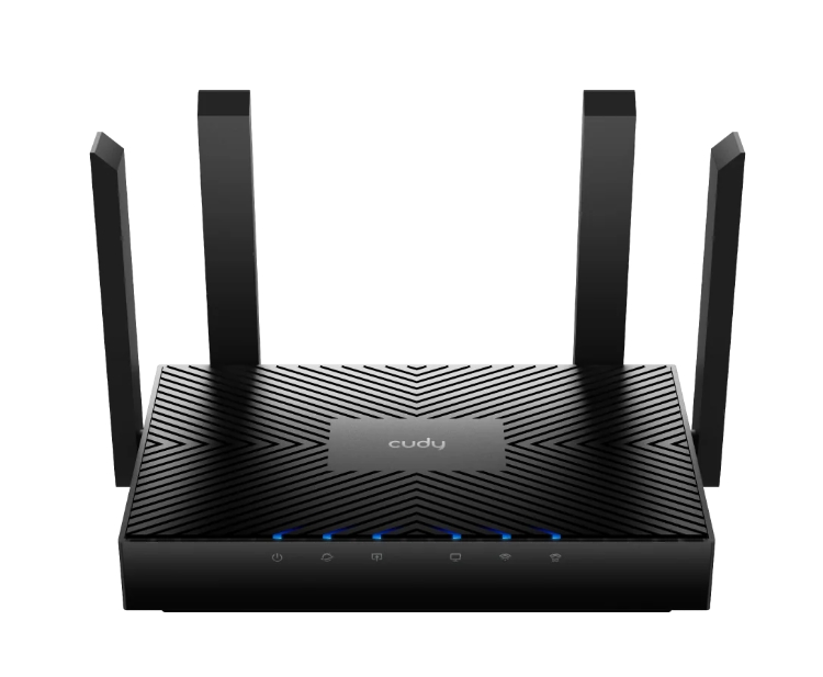 Cudy WR3000 AX3000 Gigabit Wi-Fi 6 Mesh Router 2402Mbps at 5GHz + 574Mbps at 2.4GHz, 4 x 10/100/1000Mbps Ports
