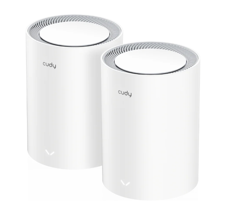 Cudy M3000 (2-Pack) AX3000 Wi-Fi 6 Mesh Dual-Band 2402Mbps at 5GHz + 574Mbps at 2.4GHz