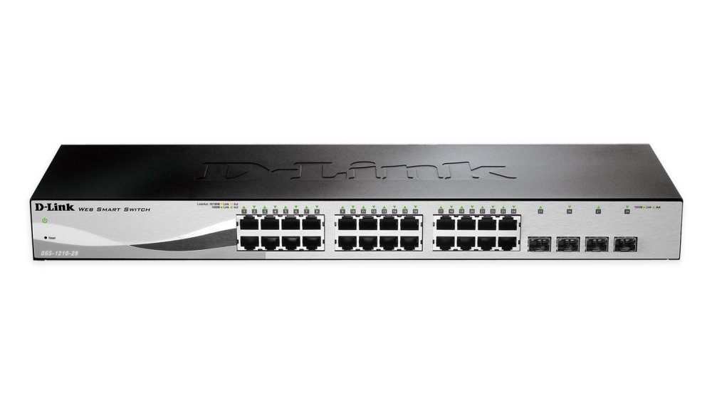 D-Link 24 10/100/1000 Base-T port with 4 x 1000Base-T /SFP ports