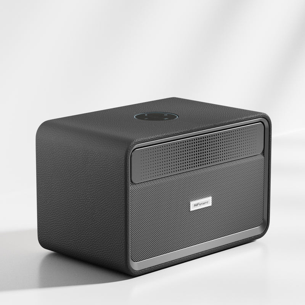 HiFuture Passion X Black, 100W Output (Max.Power), Built-in Powerful DSP with DynaBoost Technology, Crafted Wood Cabin, Wireless 5.4, Two-Way Full Range Speaker System, Built-in 8000mAh High-Performance Battery System, Pair to Stereo Sound System(TWS Mod