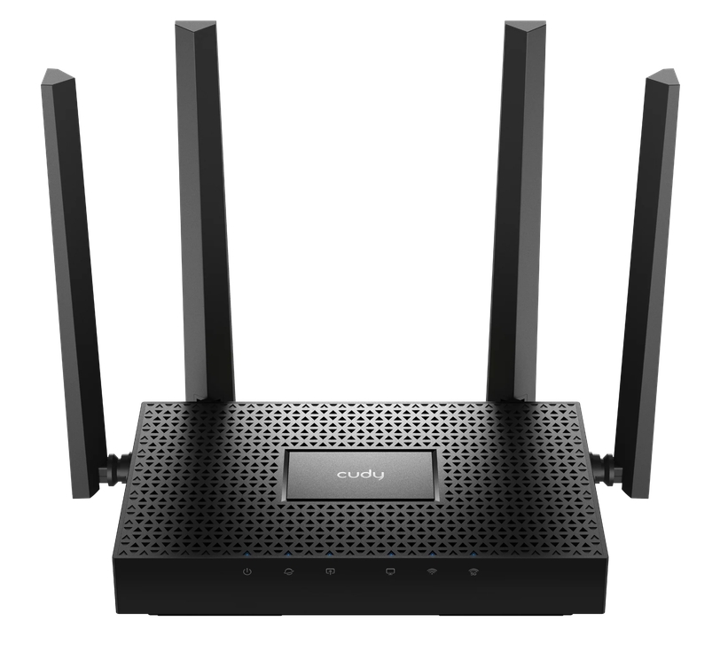Cudy WR5000 BE5000 2.5G Dual Band Wi-Fi 7 Router, 802.11be/ax/ac/a/b/g/n, 4324Mbps at 5GHz + 688Mbps at 2.4GHz, 1 x 2.5Gbps WAN Port, 4 x 10/100/1000Mbps Ports, 4 x 5dBi fixed antennas