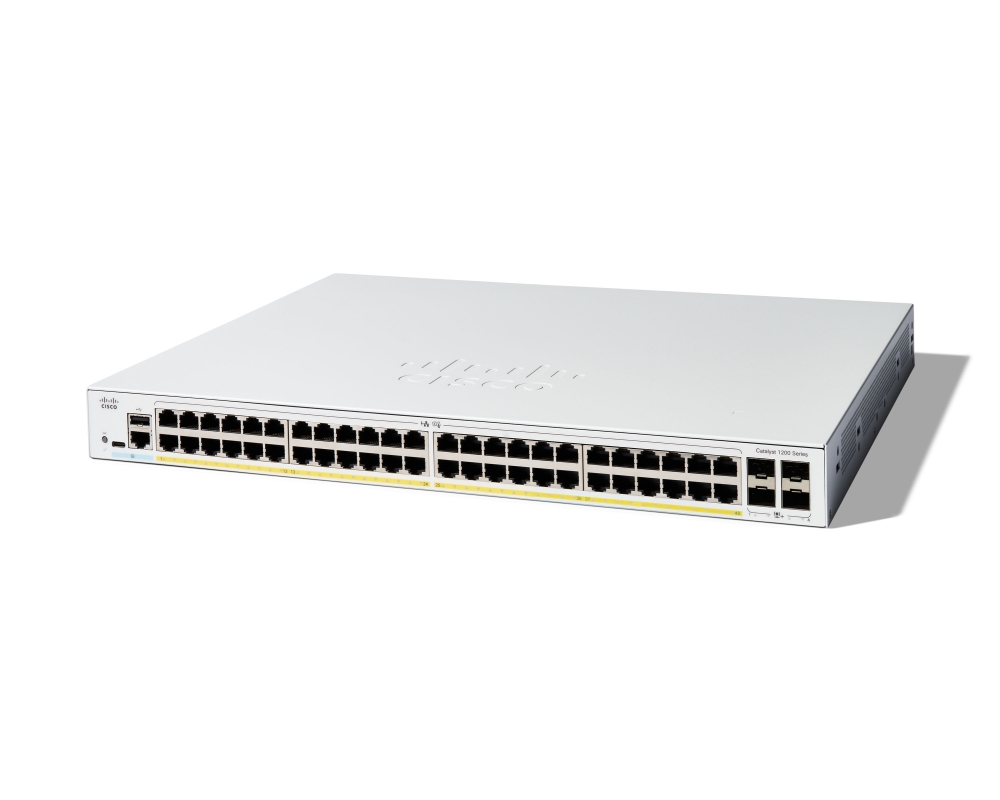 Cisco Catalyst 1200 48-port GE, PoE, 4x1G SFP