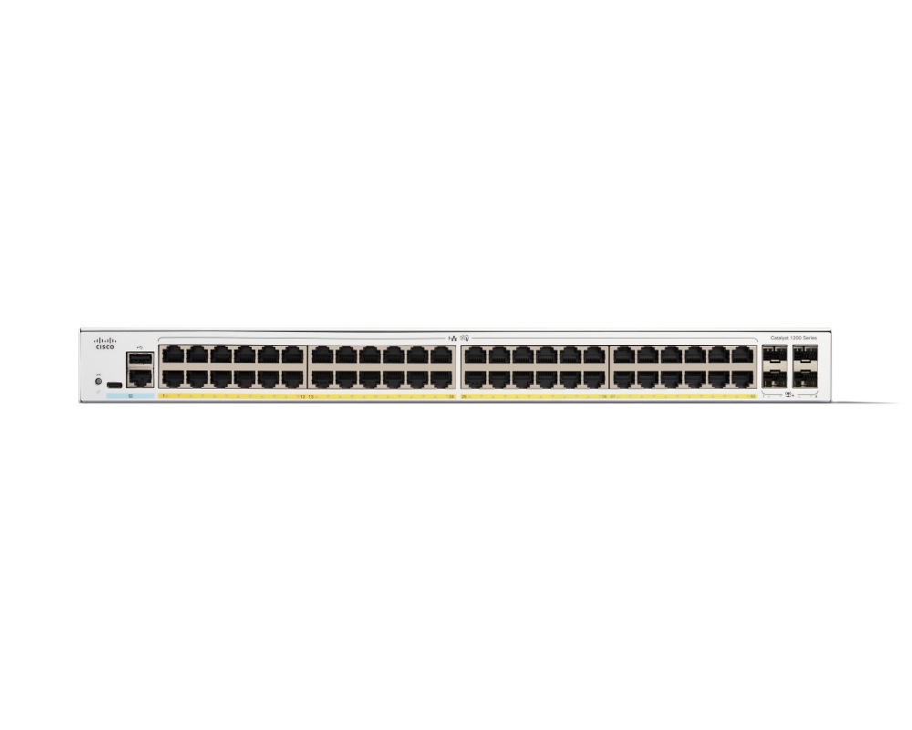 Cisco Catalyst 1200 48-port GE, PoE, 4x10G SFP+