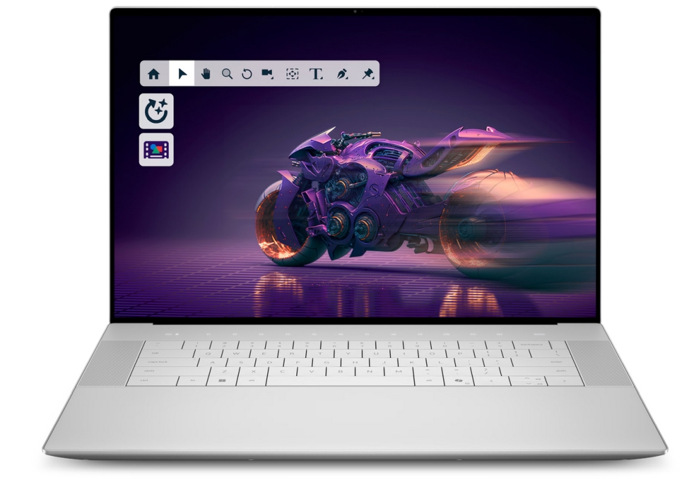 Dell 16 Premium DA16250, Intel Ultra 7 255H (16 Cores, up to 5.1GHz Turbo), 16.3", Touch 4K OLED, 400 nit, 48-120Hz, 32GB, LPDDR5X, 7467MT/s, integrated,, 1TB M.2 SSD, NVIDIA RTX 5060, 8GB GDDR7, FHD IR Cam and Mic, Wi-Fi 7, FPR, Backlit Kb, Win11 Pro, P