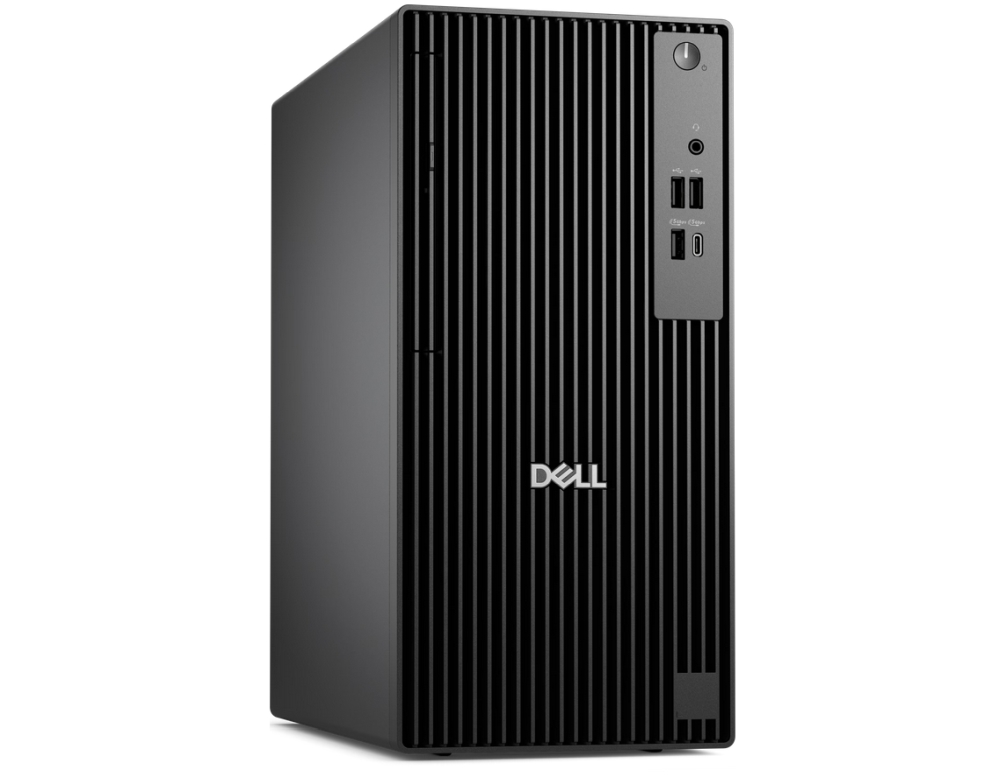 Dell Pro Tower QCT1255, AMD Ryzen 5 PRO 8600G (16 TOPS NPU, 6 cores, up to 5.0GHz, 16 GB: 2 x 8 GB, DDR5, up to 4800 MT/s, 512GB SSD, Integrated Graphics, 8x DVD+/-RW, Bulgarian Keyboard&Mouse, 180W, Ubuntu, 3Y PS