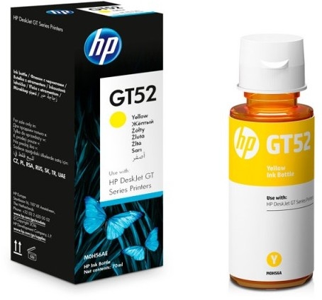 HP GT52 Yellow Original Ink Bottle