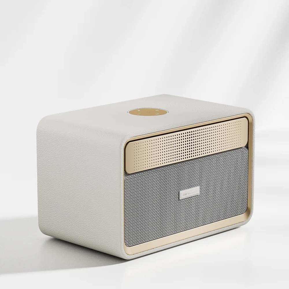 HiFuture Passion X Latte,  100W Output (Max.Power), Built-in Powerful DSP with DynaBoost Technology, Crafted Wood Cabin, Wireless 5.4, Two-Way Full Range Speaker System, Built-in 8000mAh High-Performance Battery System, Pair to Stereo Sound System (TWS Mo