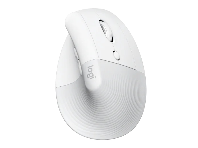 Logitech Lift Vertical Ergonomic Mouse for Business, Off-white